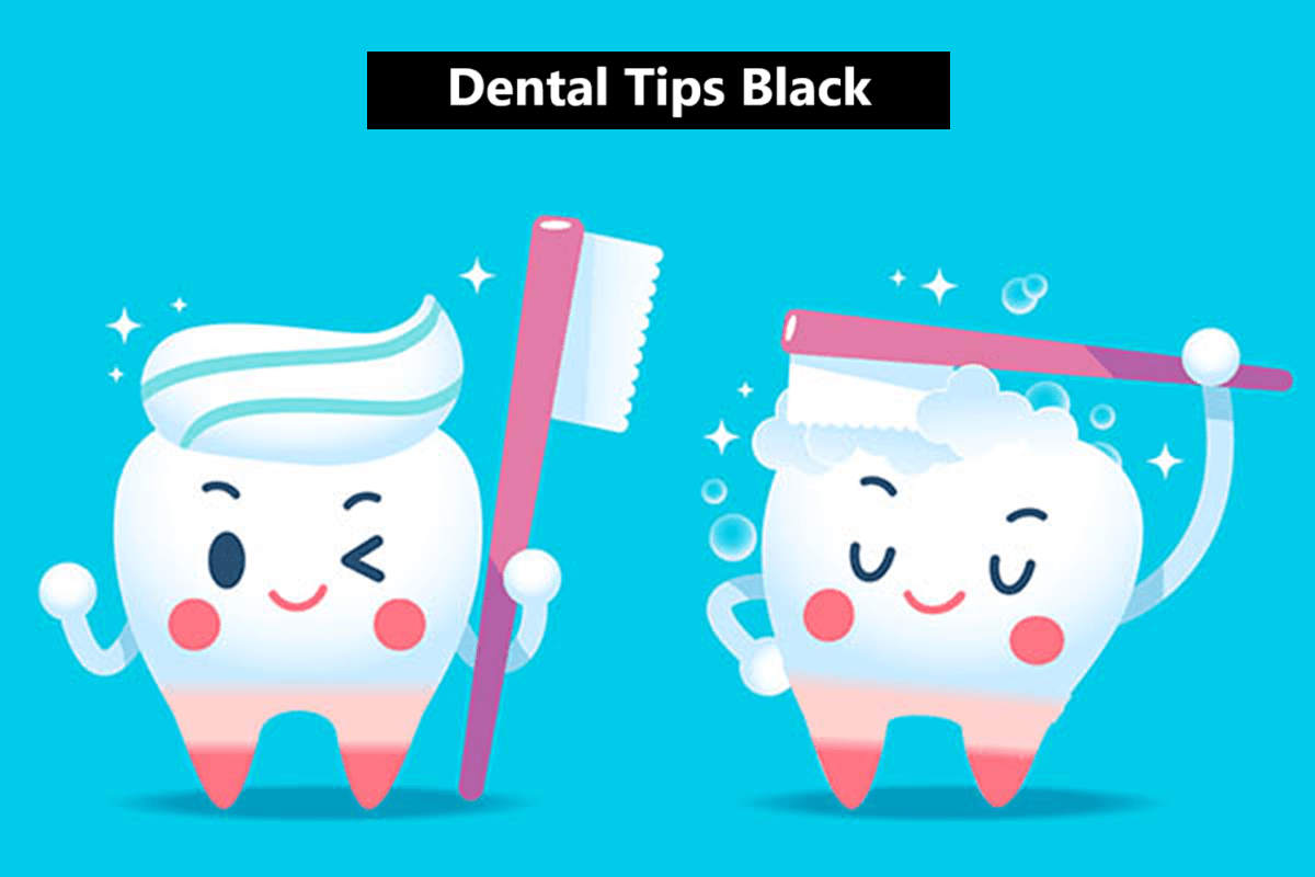 Dental tips black